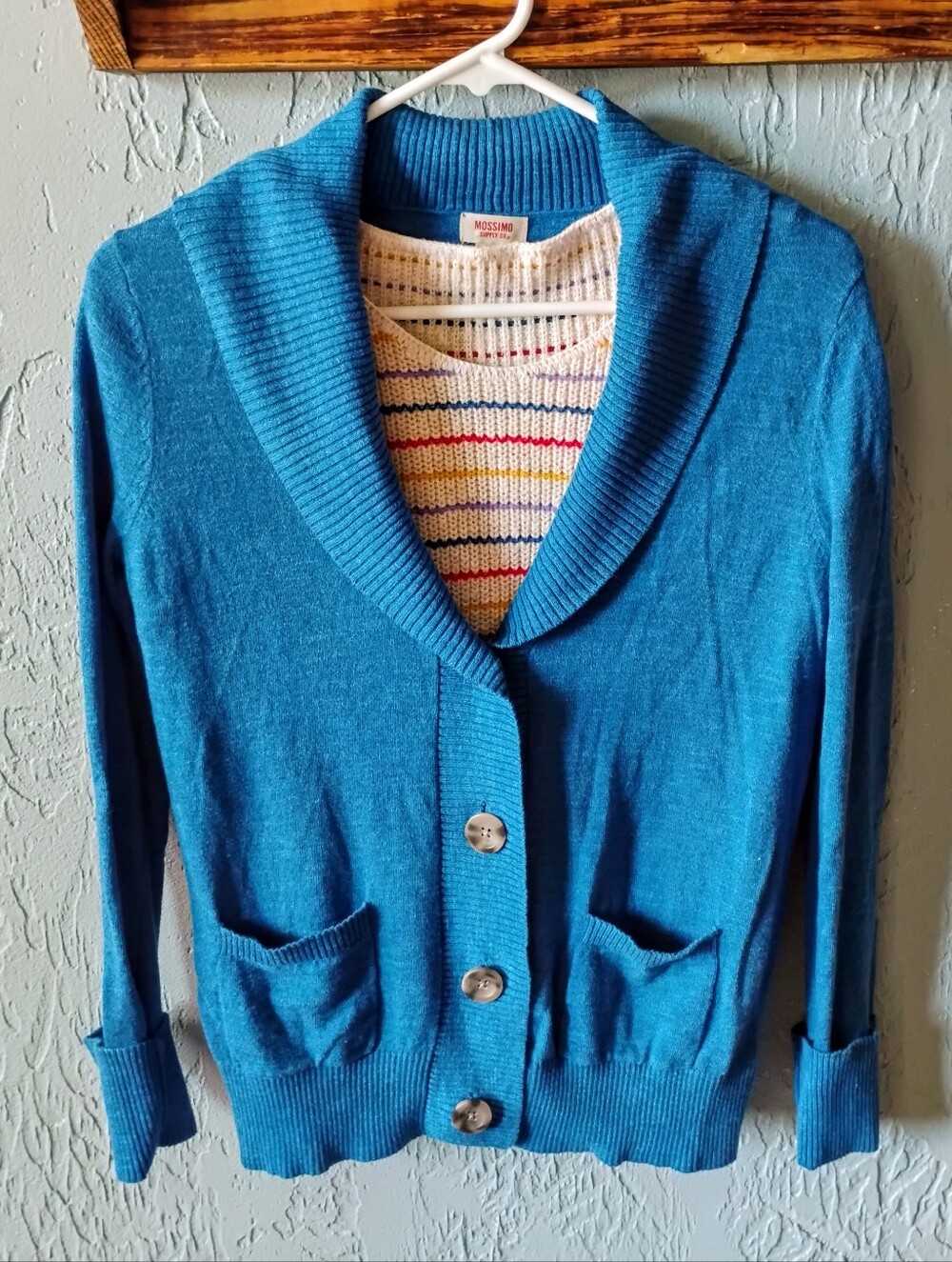 Mossimo Supply Co. cardigan AND vintage Striped X2 Sweaters X1 Price
